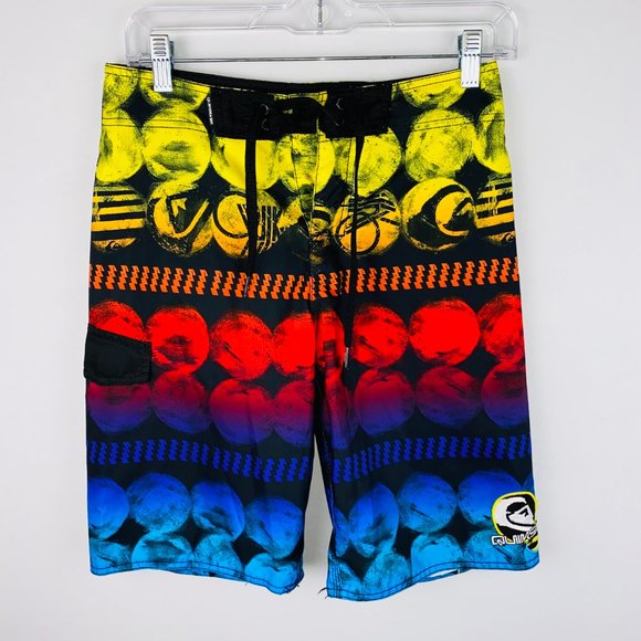 Quiksilver Other - Quiksilver Colorful Circles Swim Trunks 28